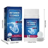 False Tooth Cleaning Tablets For Cleaner Retainers Dental Appliances Removes Bad Odors Discoloration Stains Fresh Breath 6