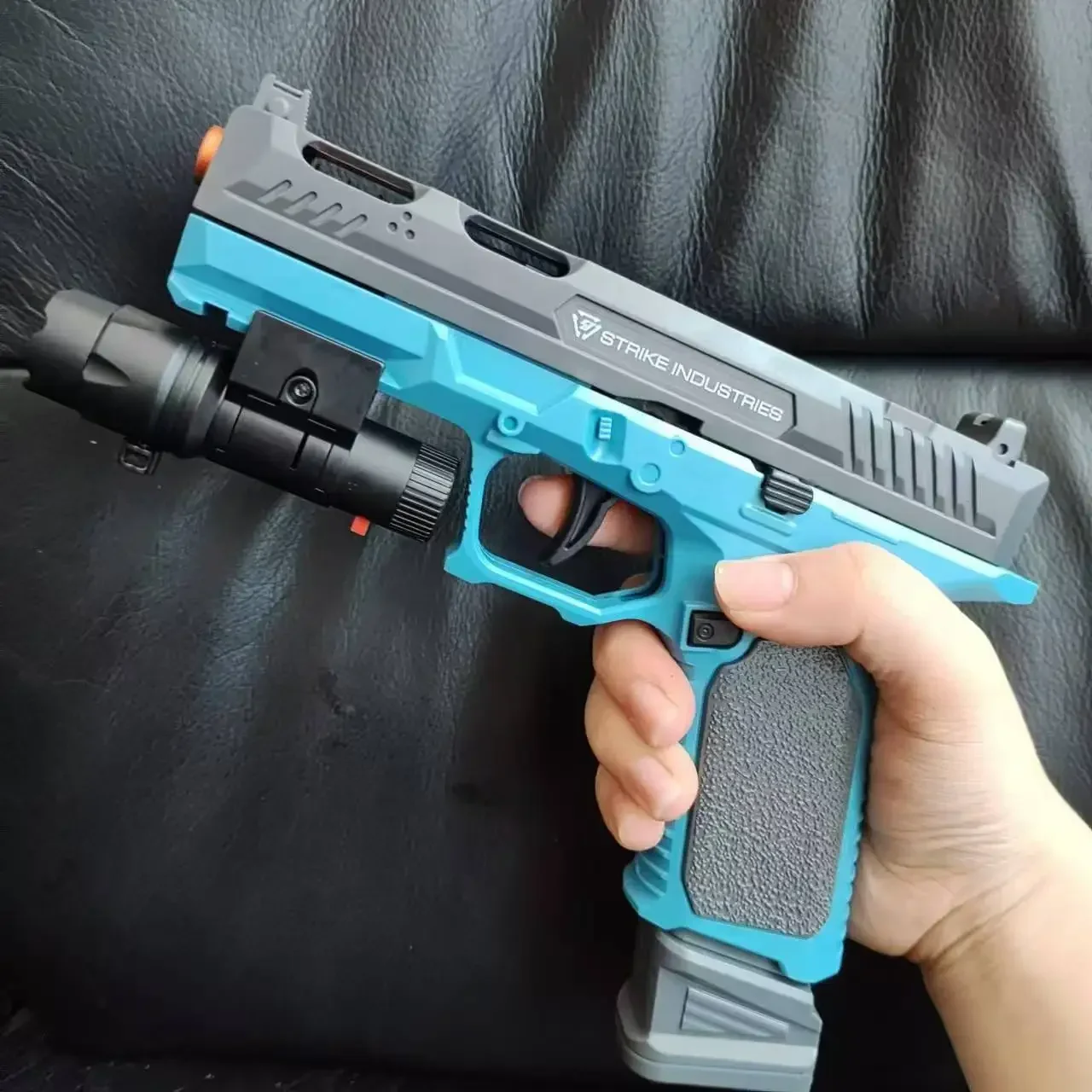 Pistolet zabawkowy SIG17 Ciągłe strzelanie Airsoft Puszka pistoletowa Wyrzuć pustą wiszącą wyrzutnię Prezent na Boże Narodzenie dla chłopców dorosłych