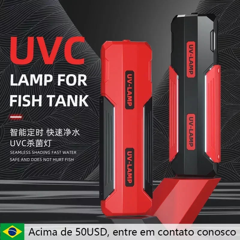 110V 220V New fish tank aquarium built-in germicidal lamp back light leakage UV lamp life amphibious dual-use lamp disassembled