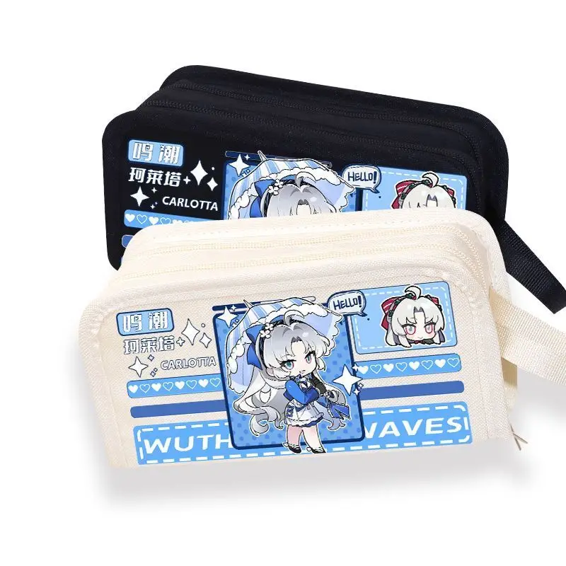 Minchao Kelaita Blanquet Merchandise Pencil Case Lare Capacity Stationery Box Anime Pain For Boys And Girls Students Canvas Ani