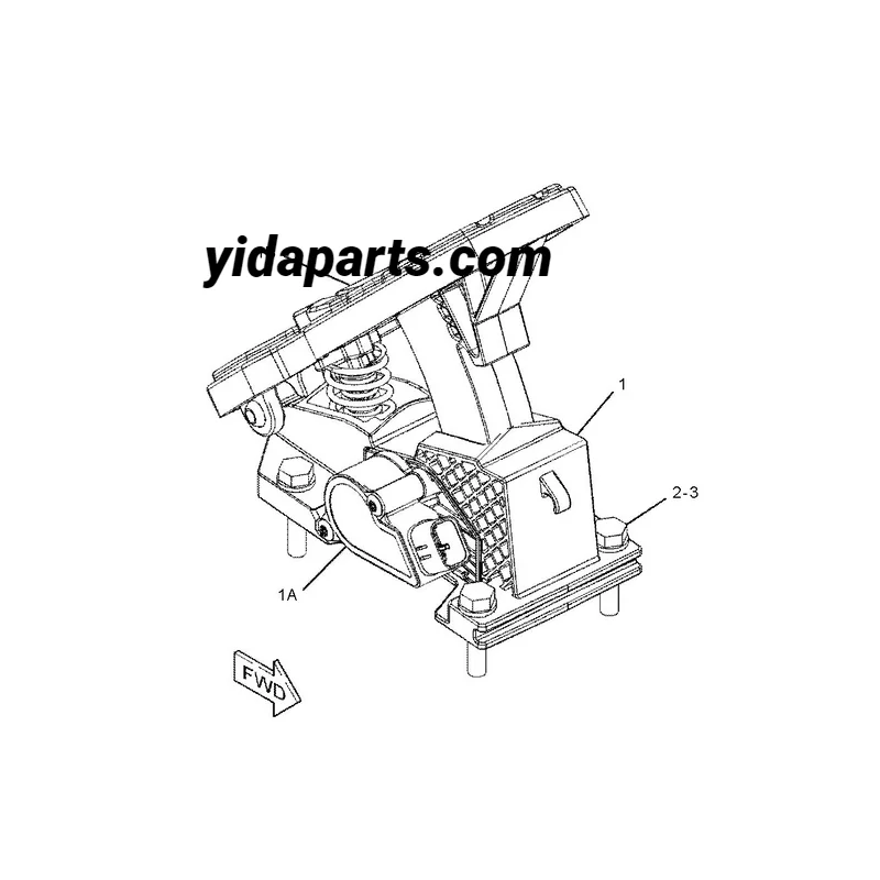 

Applicable to Caterpillar 725 730 735 740 770 772 773 775 777 793 795 824 834 844 854 966 980 988 383-1467 pedal type governor