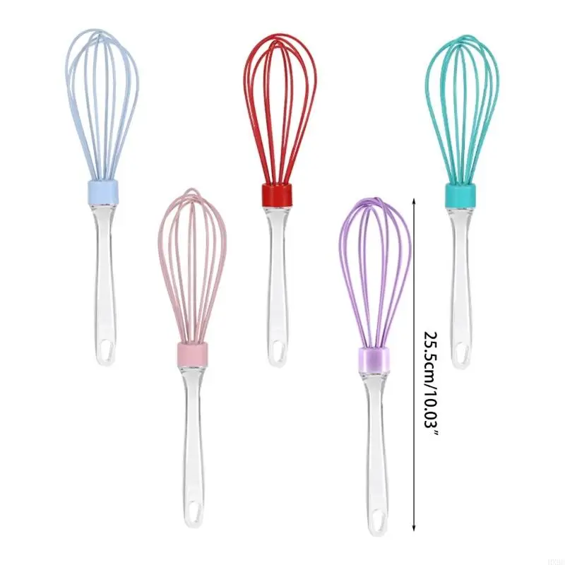HX6C Frusta manuale in silicone Frusta per uova manuale Utensili da cucina durevoli per pasticceria Utensile da forno per torte