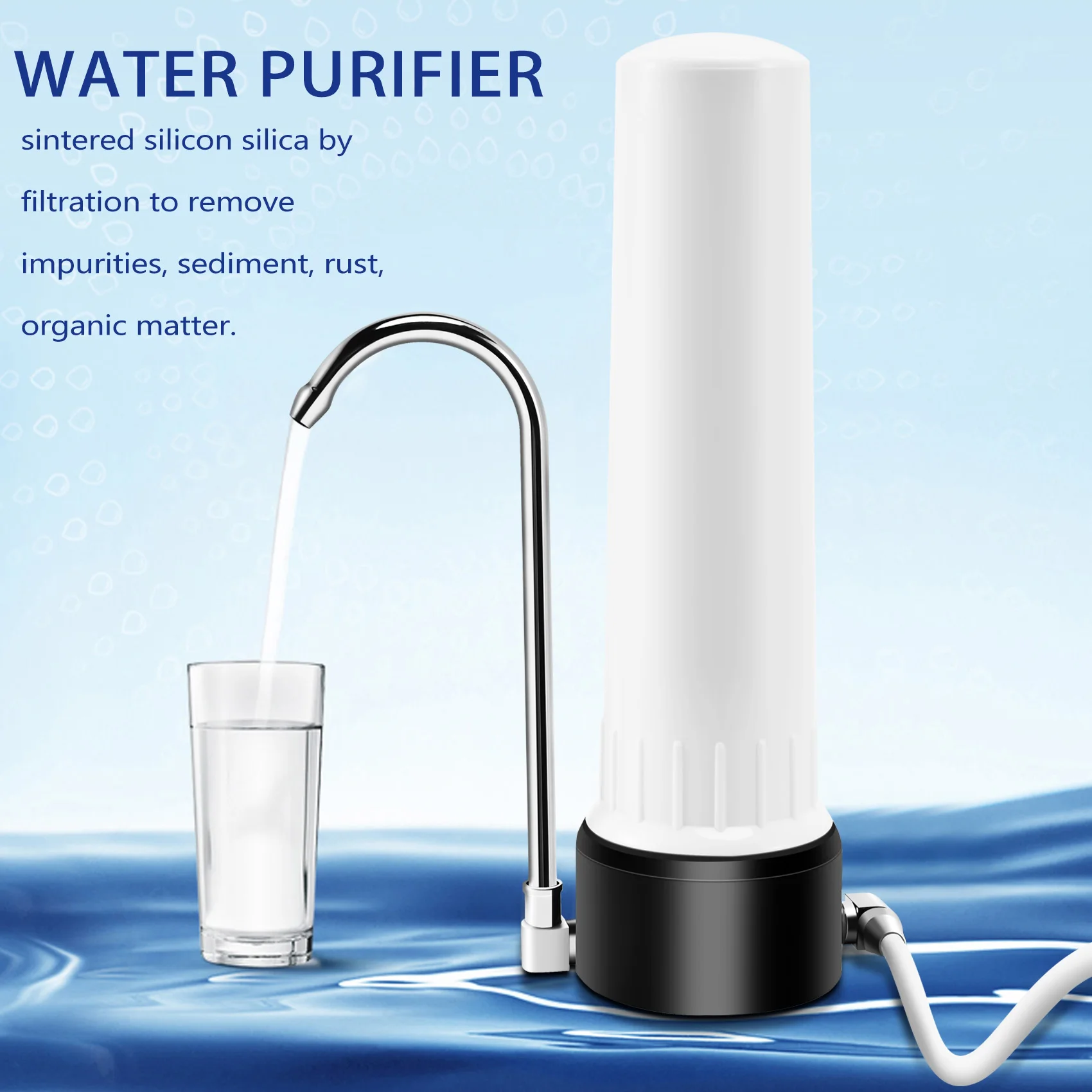 Luftreiniger Kalzium Sulfit Haushalt Küche Wasserfilter Desktop Wasserreiniger Alkalisches Wasser