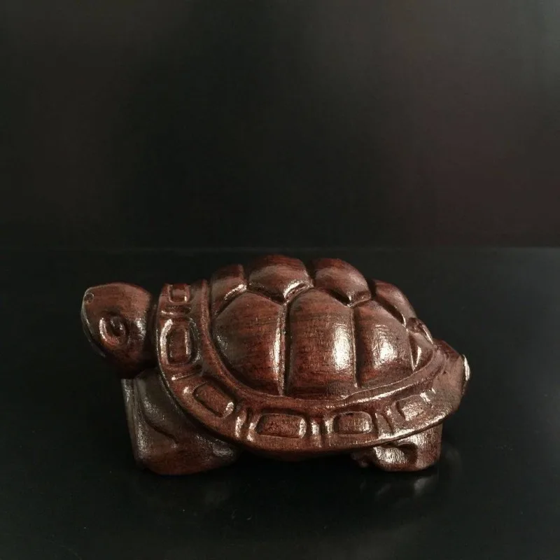 

Hand-Cast Premium Metal Turtle Statue - 2.0" Exquisite Tortoise Figurine for Feng Shui Zen Decor Office Desktop Home Collection
