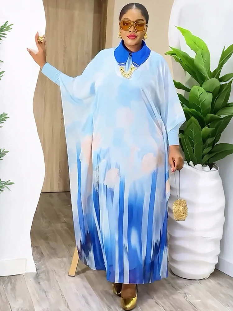 PLUS ขนาด 2 ชิ้นชุดแอฟริกาเสื้อผ้าชุดราตรีแอฟริกันแบบดั้งเดิมดูไบตุรกี Kaftan Abayas Robe Africaine