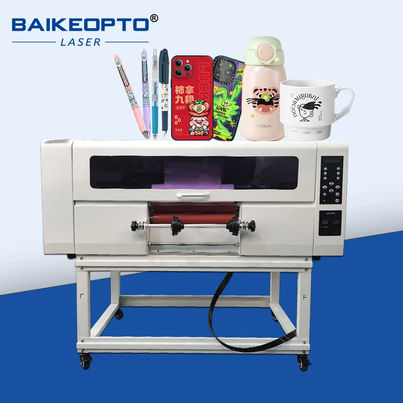 Impresora UV DTF A3 para Metal, madera, vidrio, PVC, transferencia en frío, barniz, rollo a rollo, máquina de impresión de pegatinas de inyección de tinta