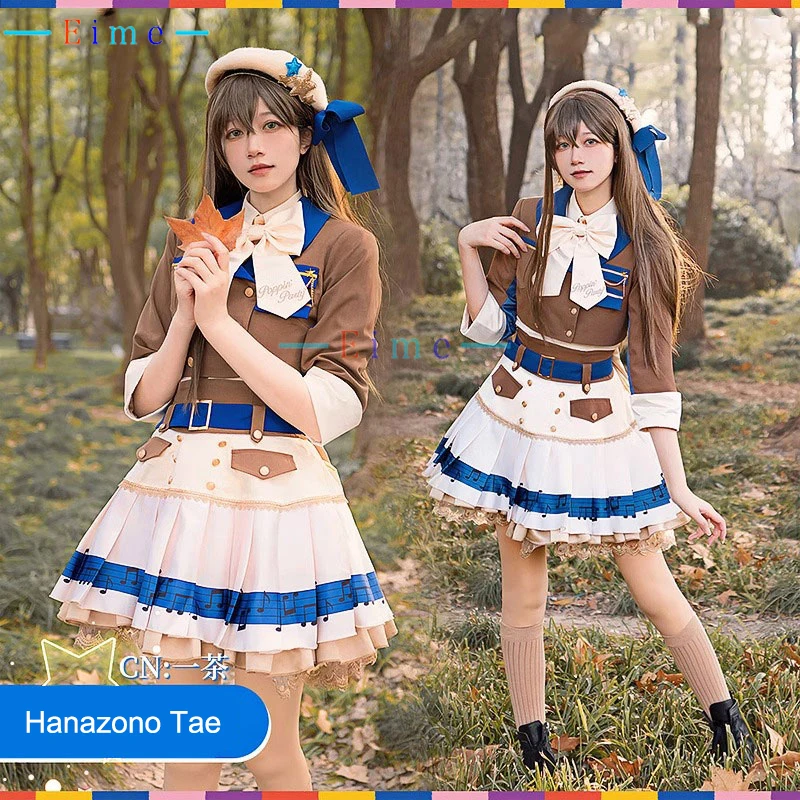 

Game BanG Dream Hanazono Tae Cosplay Costume Women Cute Party Dress JK Uniforms Sailor Suit Halloween Outfits Custom Made