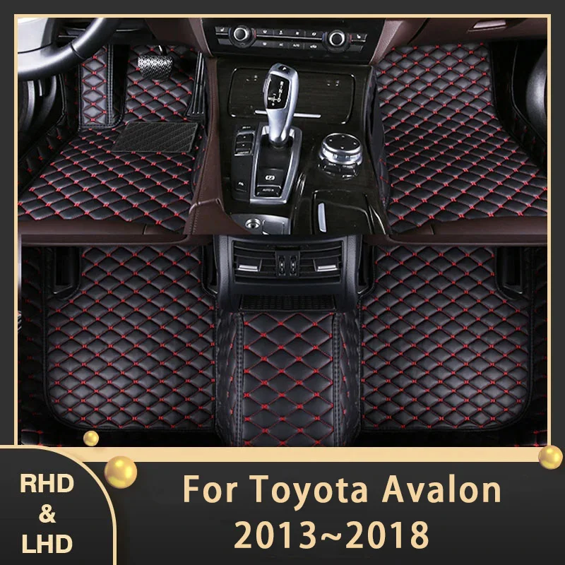 

Car Floor Mats For Toyota Avalon XX40 2013~2018 Custom Auto Foot Pads Leather Carpet Interior Accessories 2014 2015 2016 2017