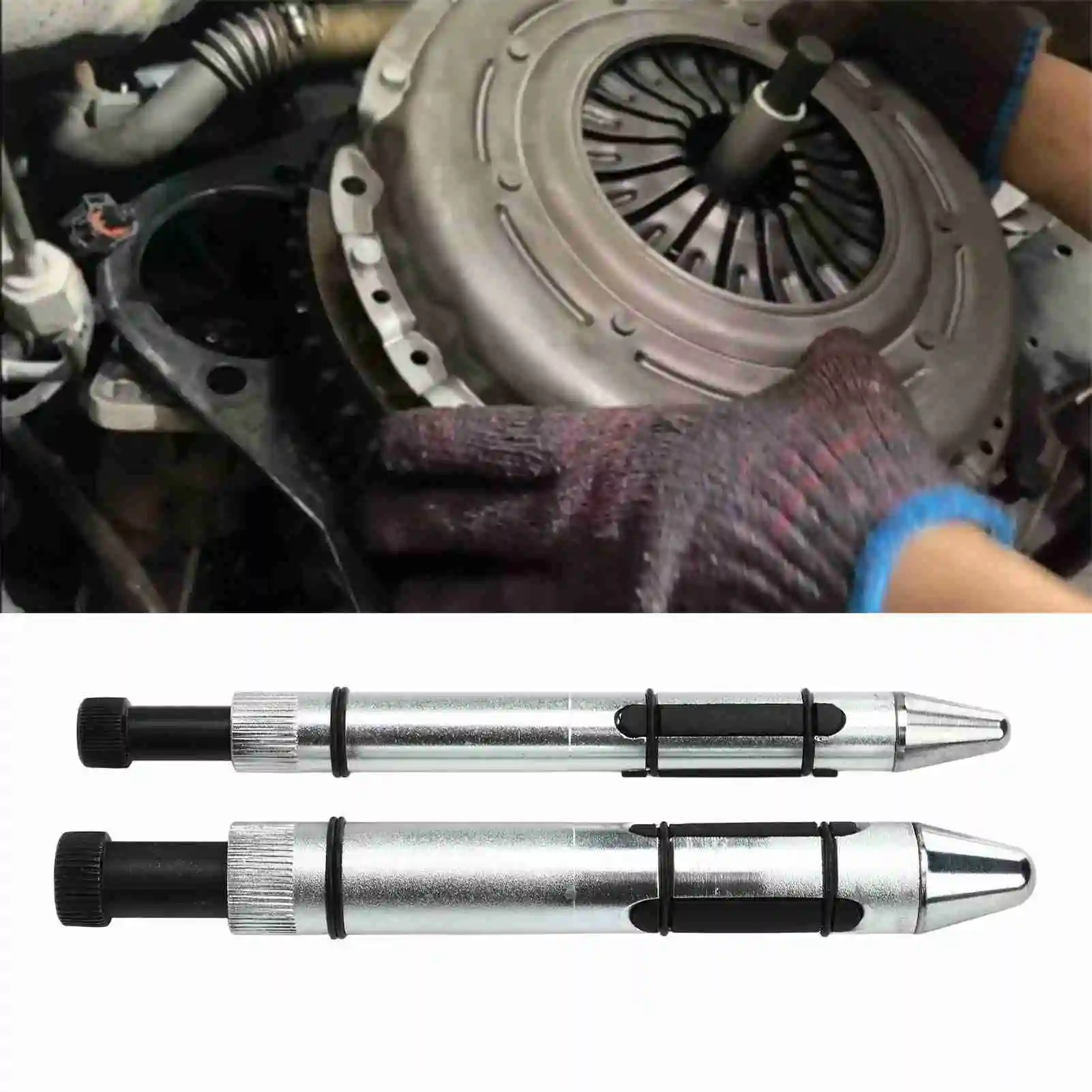 

Универсальный инструмент для выравнивания сцепления, 2 шт., металлический износостойкий центрирующий вал сцепления высокой твердости для автомобиля