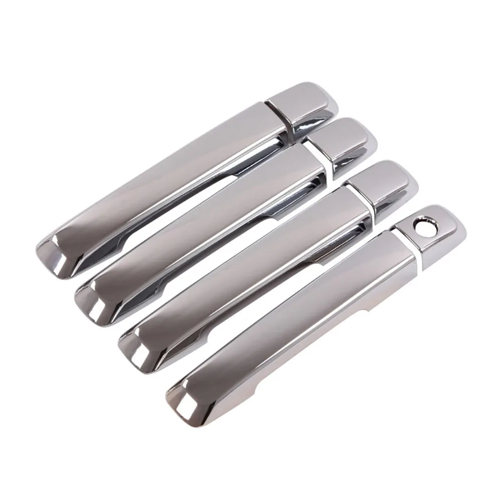 8Pcs/Set Car ABS Chrome Car Door Handles Cover Trims Door Handle Trim for Isuzu Dmax D-Max 2012-2018 Car Styling