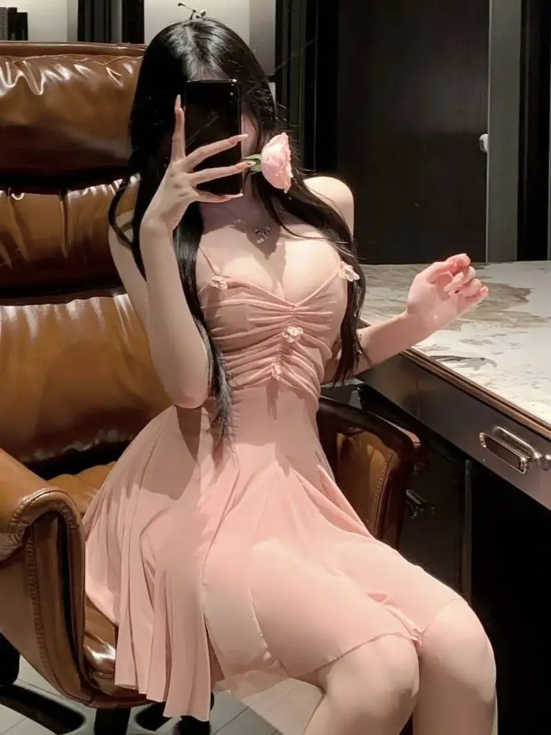 

Сексуальное сетчатое прозрачное соблазнительное платье для сна для женщин, полупрозрачное платье со складками и цветочной вышивкой, чистое желание, красивое OFJY