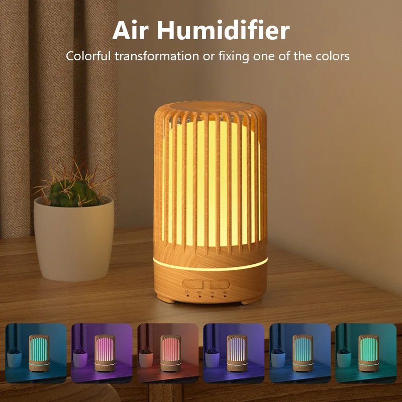 Ultrasonic Aroma Diffuser USB Air Humidifier 150ml Essential Oil difusor 7-color Night Light umidificador For Home Office Car