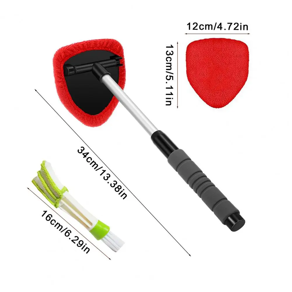 窓拭きミスト除去剤マイクロファイバー車の窓クリーナー伸縮式フロントガラスクリーニングツール自動車アクセサリー