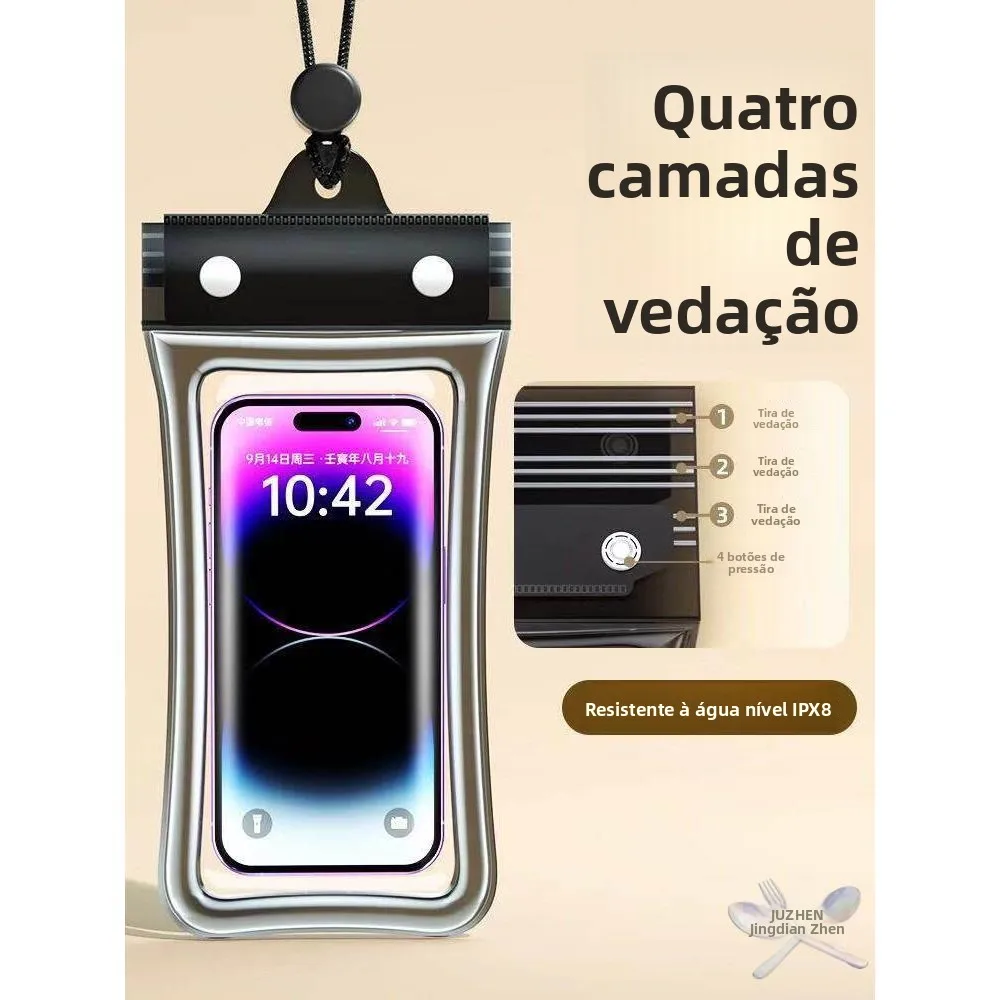 bolsa-a-prova-d'Agua-para-telefone-com-tela-sensivel-ao-toque-para-natacao-e-fotografia-em-parques-aquaticos-capa-selada-par