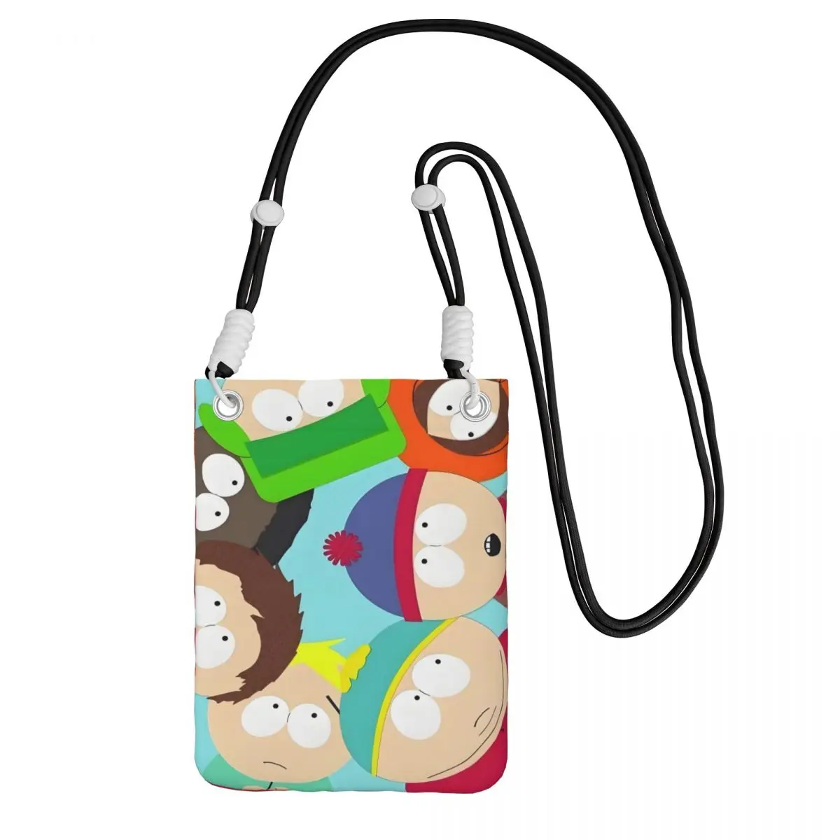 

Custom S-South Park Mobile Phone Bag for Men Women Cool Cartoon Anime Shoulder Crossbody Bag Key Bag Mini Shoulder Purse Wallet
