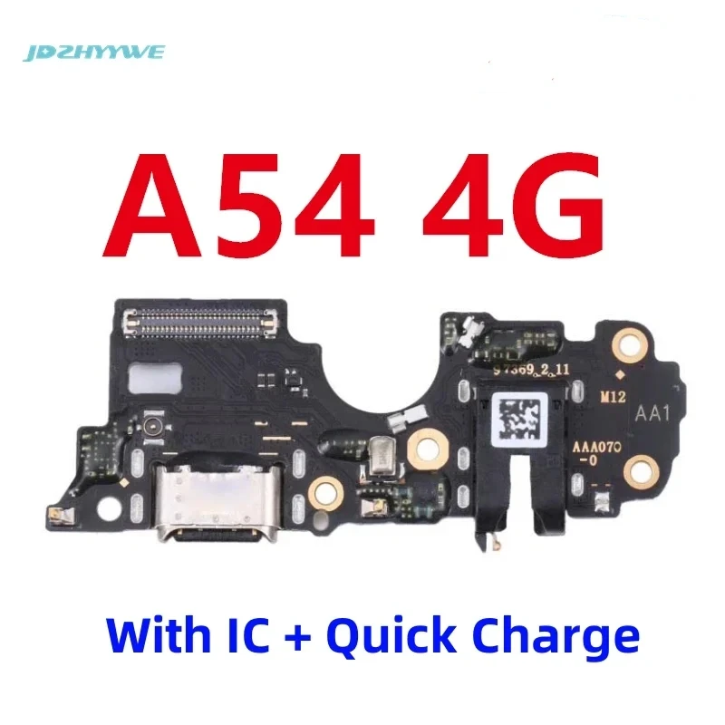 Original USB Charge Dock Port Jack Connector Flex Cable For OPPO  A32  A35 A52 4G A53 A53S A54 A54S 5G Charging Board Module