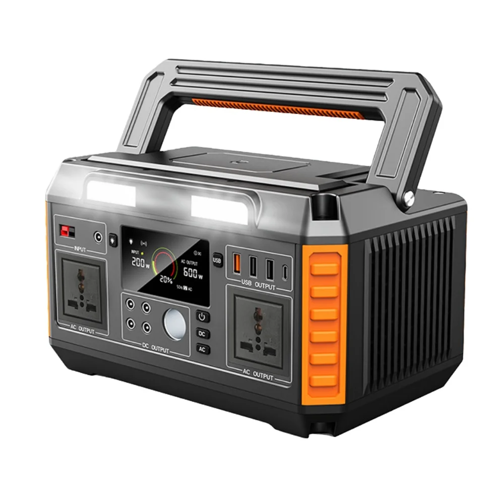 

600 watt outdoor emergency power pack 220 volts high power portable household solar storage