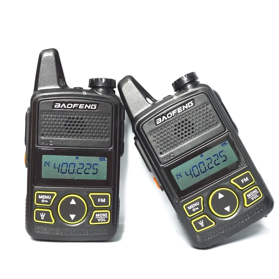 

2pcs Baofeng BF T1 Mini Walkie Talkie Ham Comunicador Two Way Radios Portable Profesional BFT1 Radio Stations Transceiver