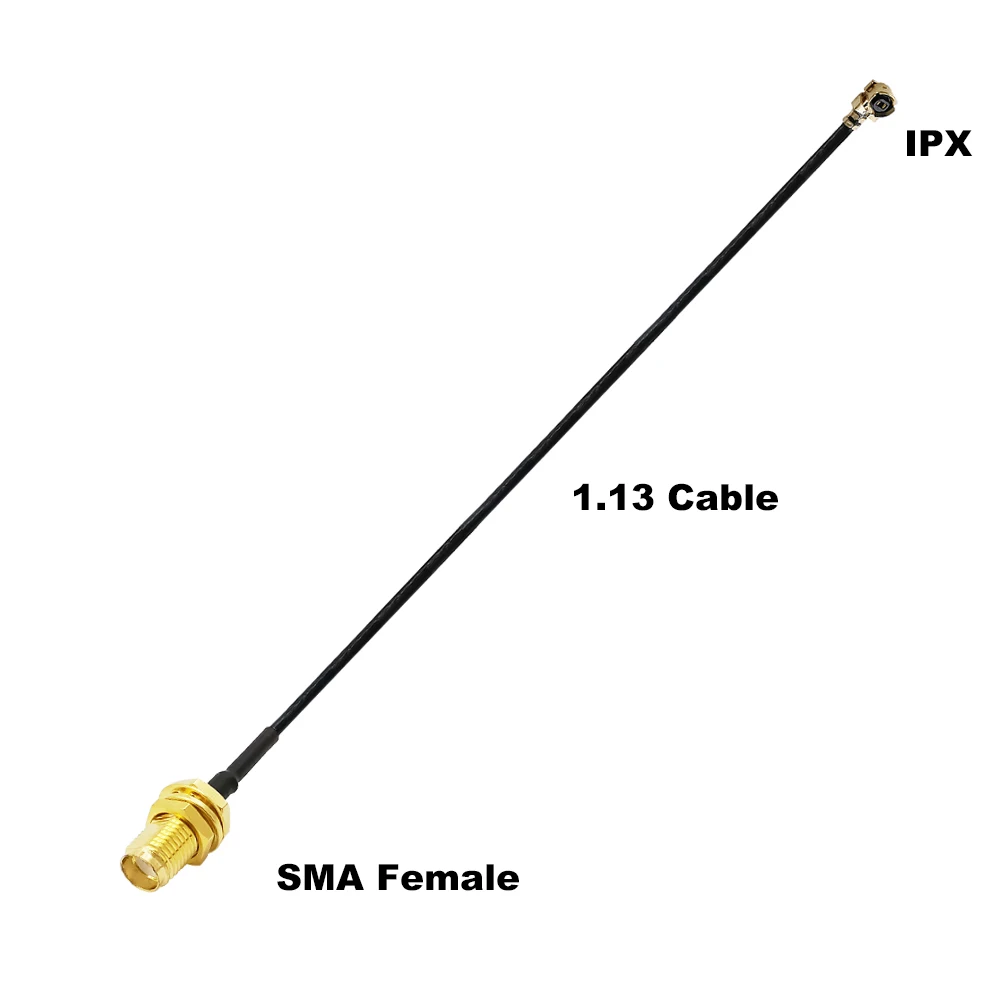 RG1.13mm Pigtail Extension IPEX RF Cable SMA Female to ufl U.FL IPX IPEX 4 Female RP SMA Male for WIFI Antenna