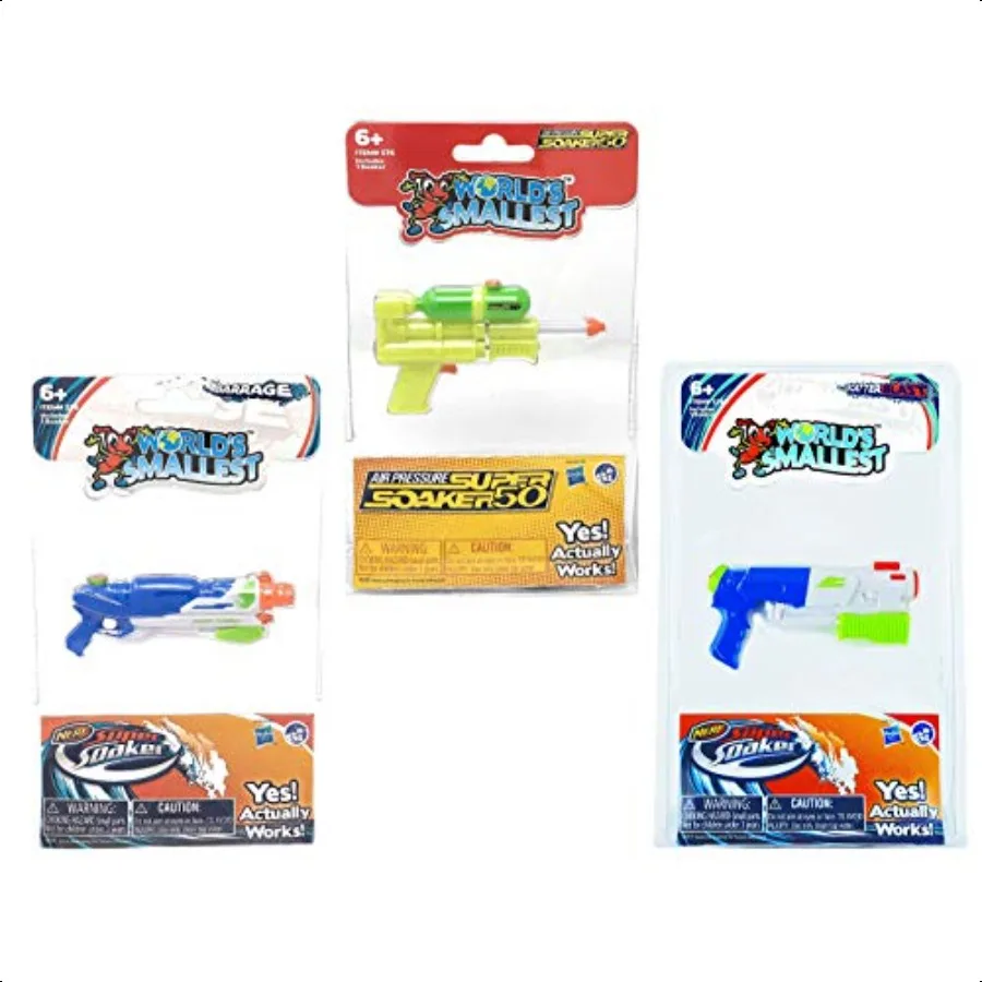 

World's Smallest er Soaker Set of 3 SS50 Barrage and Scatter Blast