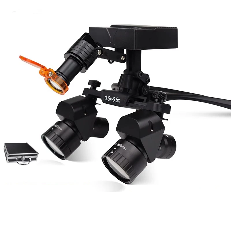 Medical Grade Magnifying Glasses Dental and Surgical Loupes Wireless Dental Loupe Light