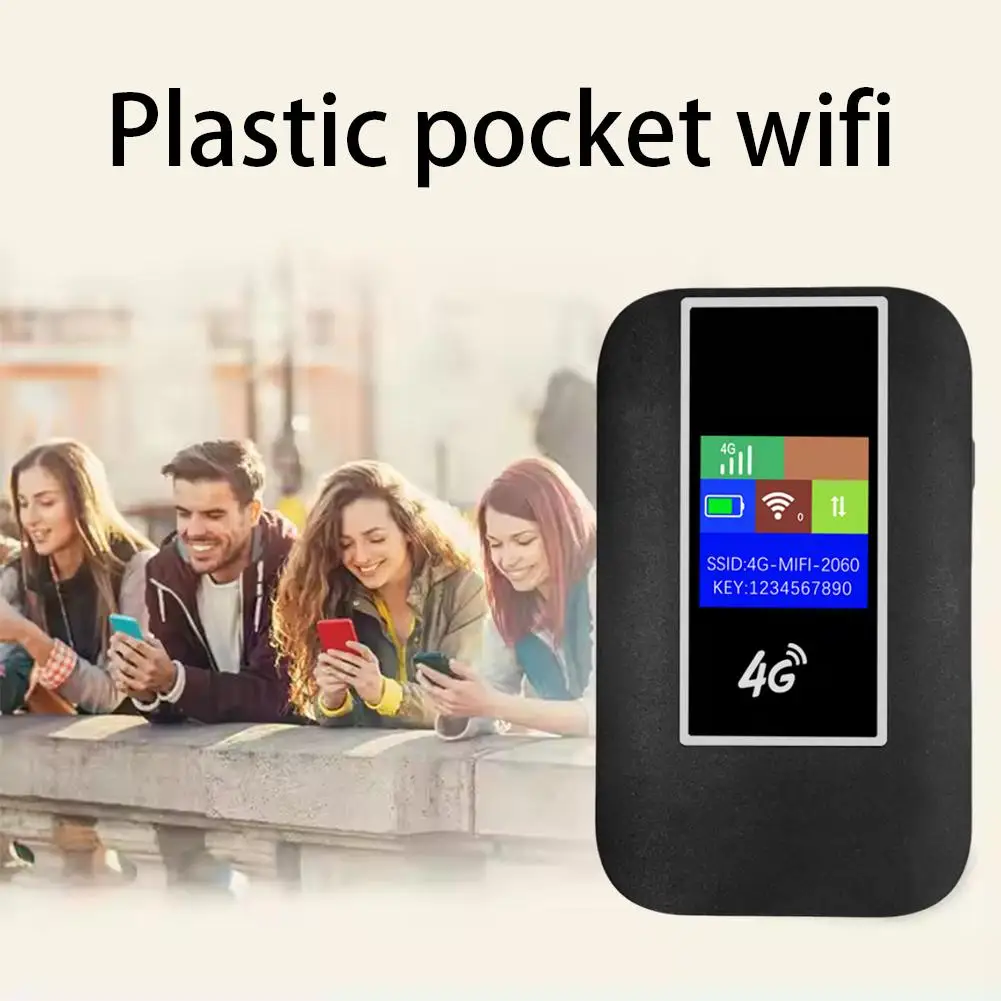 4G LTE Portable WiFi Hotspot 2100mAh 150Mbps Pocket Hotspot Mini Router Slot Outdoor Card Mobile Wireless SIM With WiFi N4L9