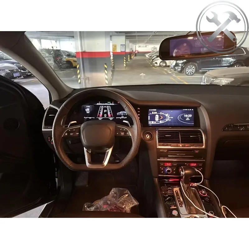 

12.3'' Digital Cluster 8.8 Inch Navigation Wireless Carplay Head Unit Multimedia Player Auto Radio Upgrade for A6 2005-2009