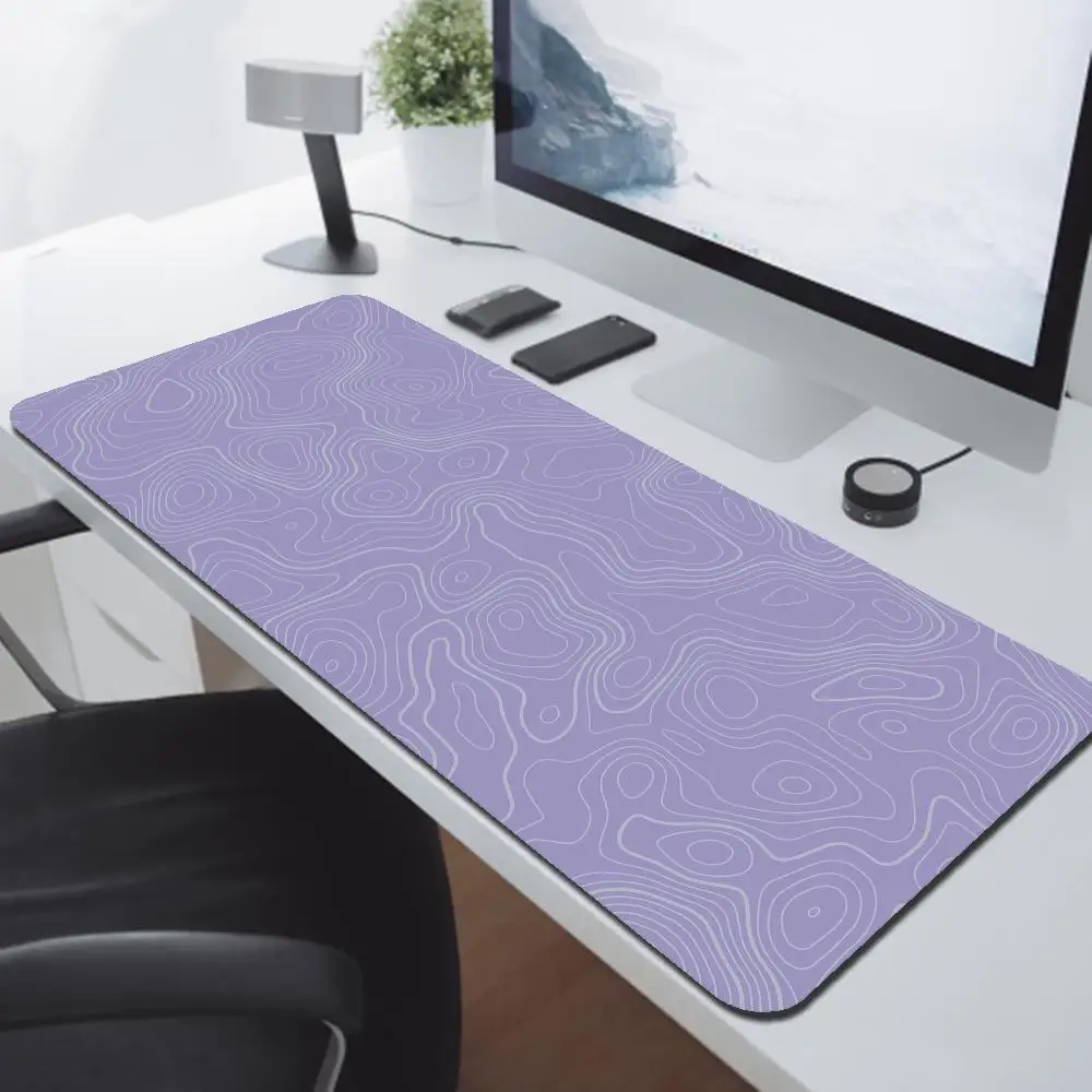 

XXL White Mouse Pad Minimalism Large Mousepad Keyboard Mat XXXL Mouse Mats 31.4x11.8in Rubber Desk Pad Design Computer Table Rug