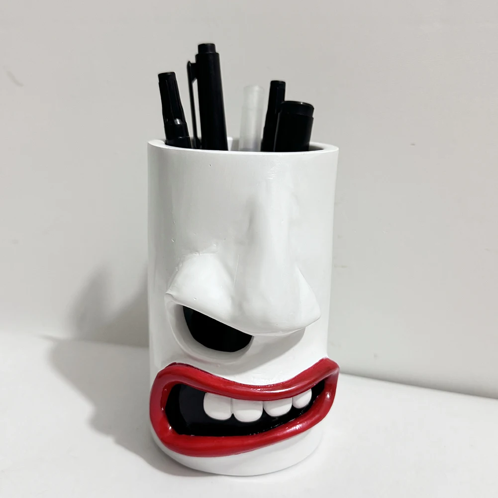 

Funny Face Tissue Holder Novelty Tissue Dispenser Quirky Mouth Nose Tissue Dispenser Toilet Paper Holder for Bathroom Bedroom