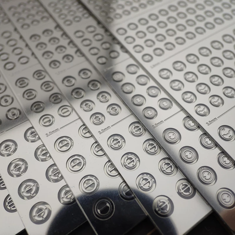 

Box Plate Etching Sheet No Cutting, No Water Outlet Circular Details Nozzle Modification High Gloss Stainless Steel Surface