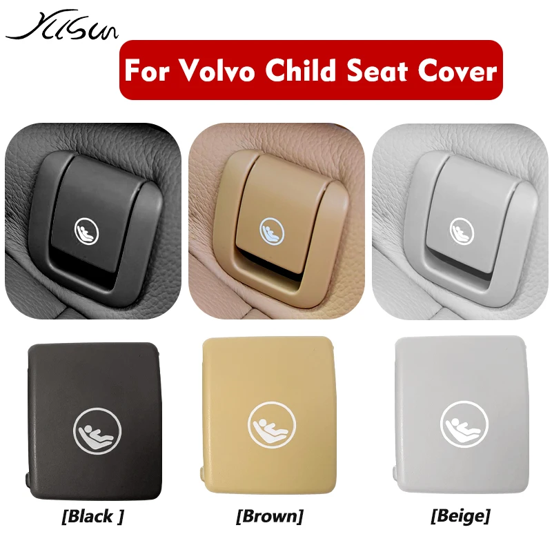 Rear Child Seat Anchor Safety ISOFIX Cover Restraint For Volvo V90 S90 XC40 S60 XC60 V60 Rear Seat Hook Buckle cover Accessories