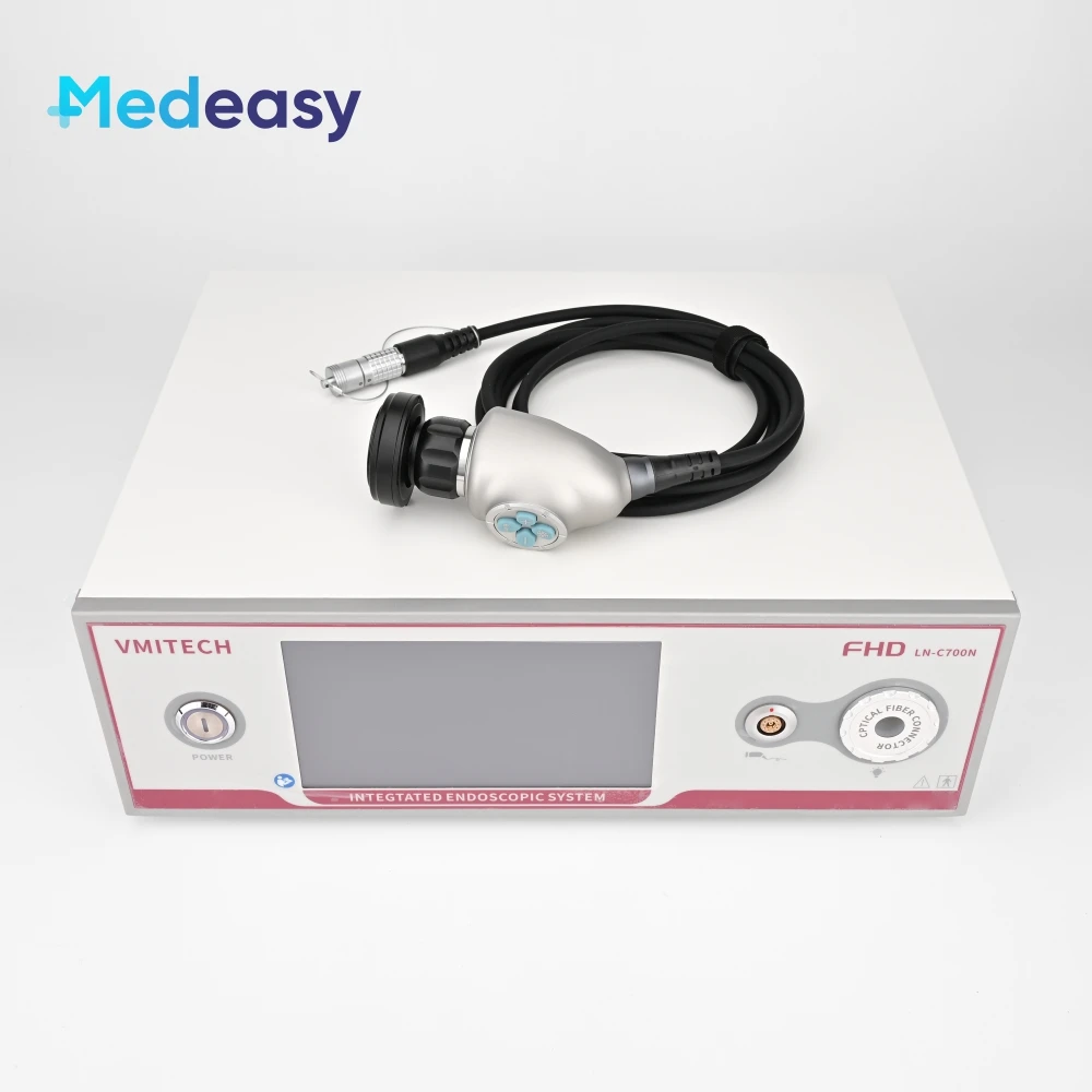 Medical Two In One Integrated FHD Endoscope Camera System with 80W Led Light Source for Urology, ENT