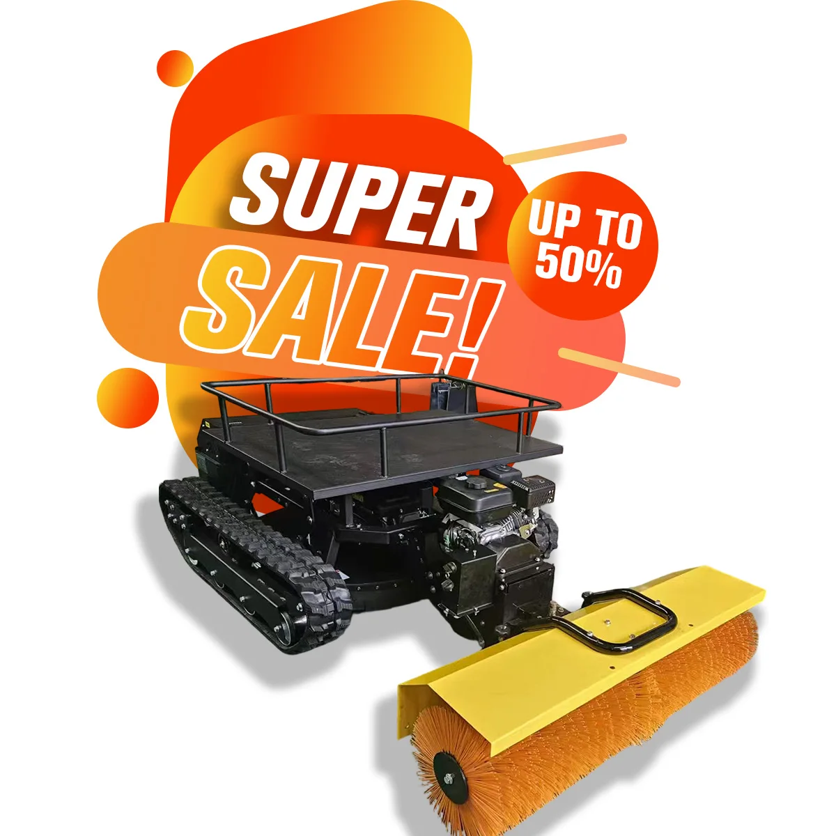 

Professional Lawn Mower with Snow Removal Kit Heavy Duty Performance for Large Yard and Commercial Property