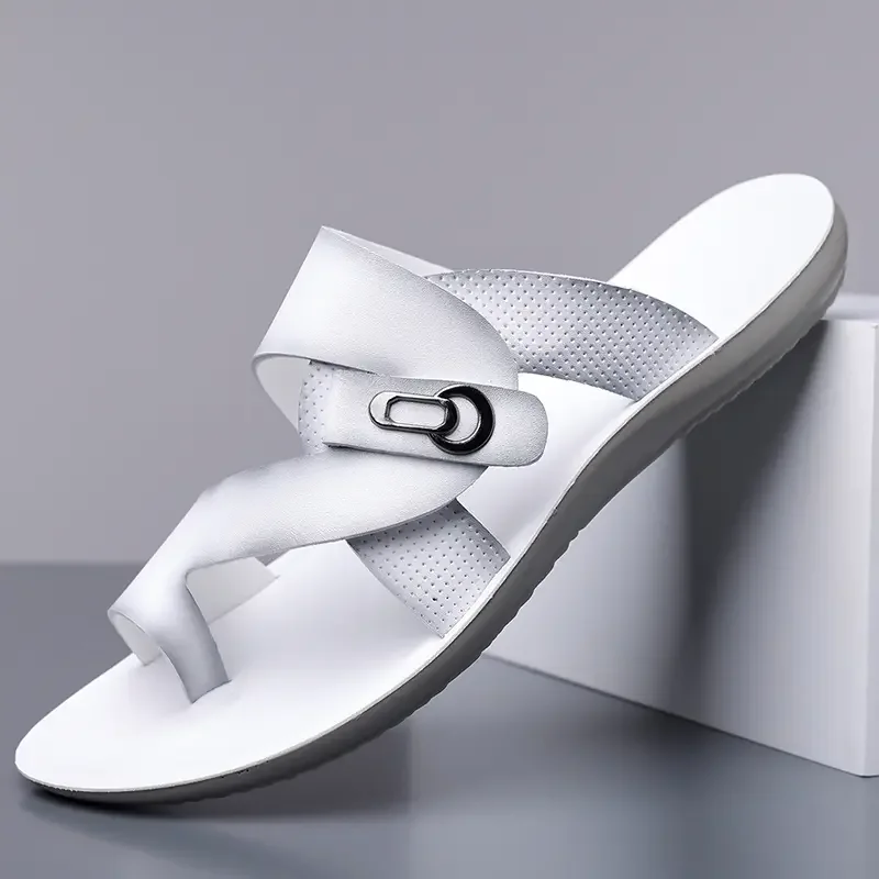 Summer Men Sandals Open Toe Flat Mens Casual Shoes Outdoor Walking Sandals for Men Beach Shoes Sandalias Hombre Men Slippers