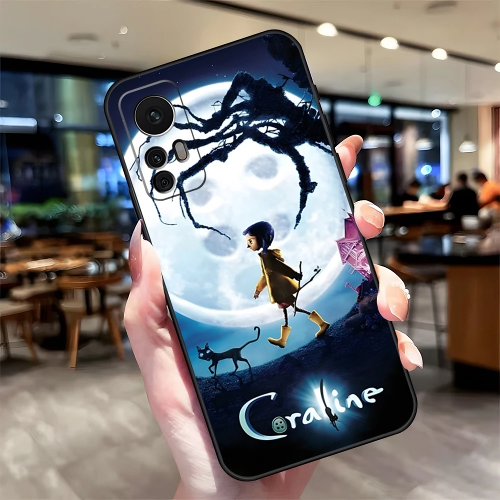 Custodia per telefono Anime C-Coraline Fundas per Xiaomi Redmi Note 13 10 12 Pro POCO F4 F5 X5 Pro 12 13 11T Lite Ultra Cover