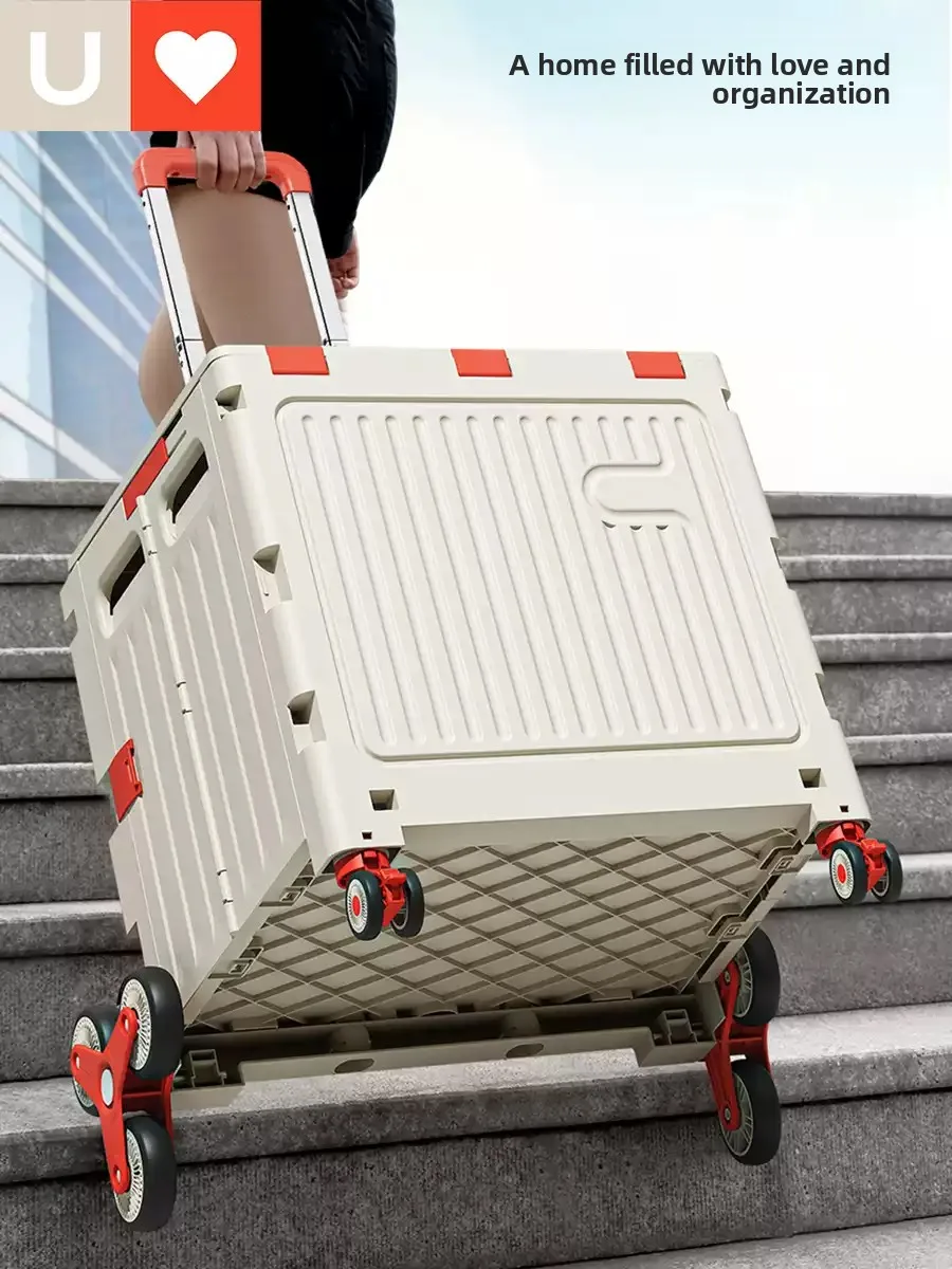 portable-folding-shopping-cart-lightweight-hand-pulling-camping-camping-carrying-capacity-vegetable-buying-household-use