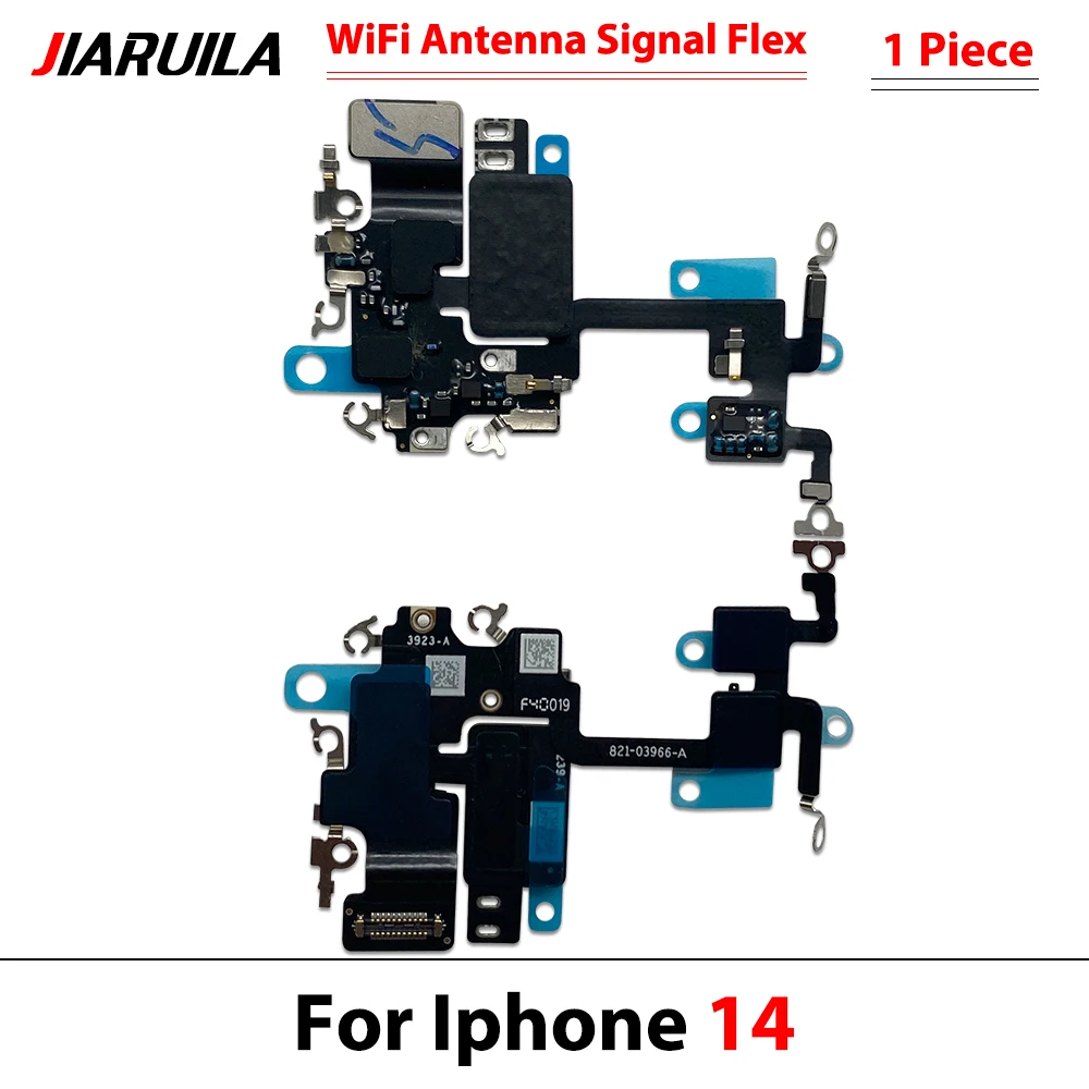 10pcs WiFi Antenna Signal Flex Cable For iPhone 13 14 15 Pro Max Mini Wireless Wi-Fi Ribbon Fix Replacement Parts
