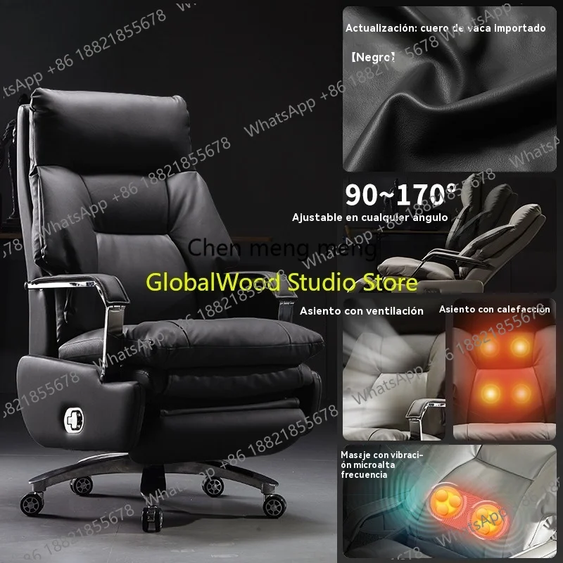

Comfortable Armchair Furniture White Chair Computer Elevable Desk Office Accent Chairs Gaming Pulley Mesa Gamer SIDIZ Deck-chair