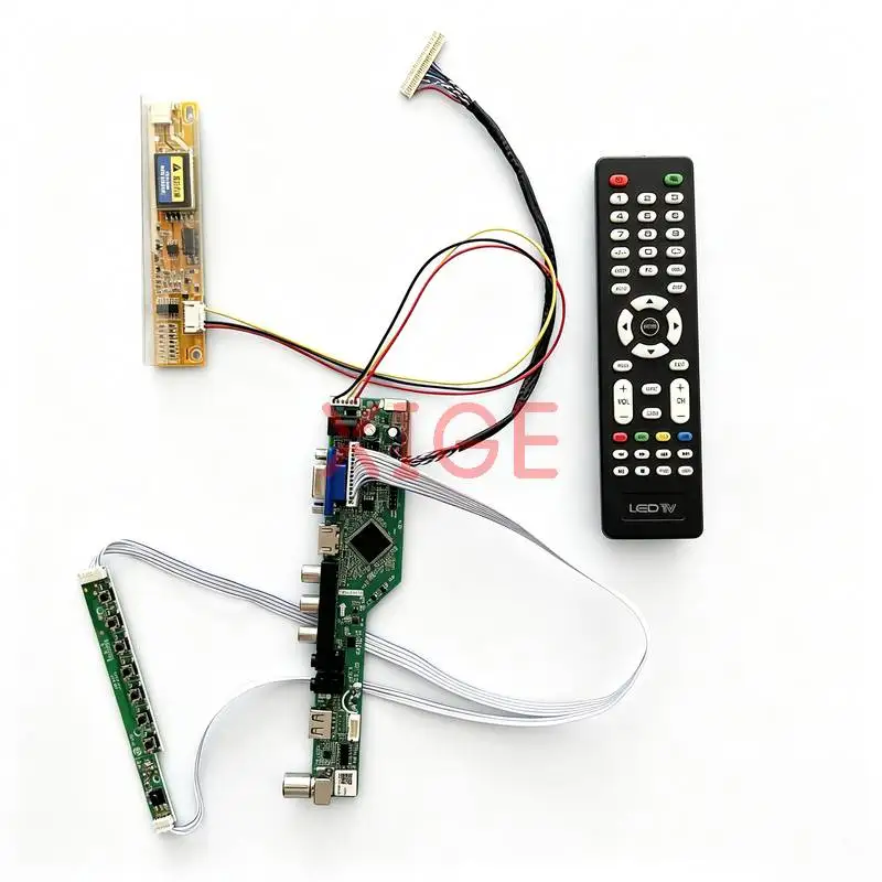 

For B141XG13 B141XG09 B141XG08 B141XG05 Screen Drive Controller Board Kit DIY USB+AV+VGA+HDMI 1024x768 1024*768 1CCFL 30Pin LVDS