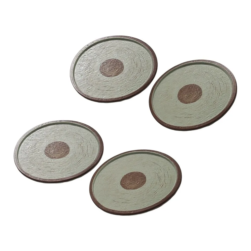 Rustic Salad Plates Melamine Round Plates For Assorted Cold Vegetables Lightweight Construction For Household Serving