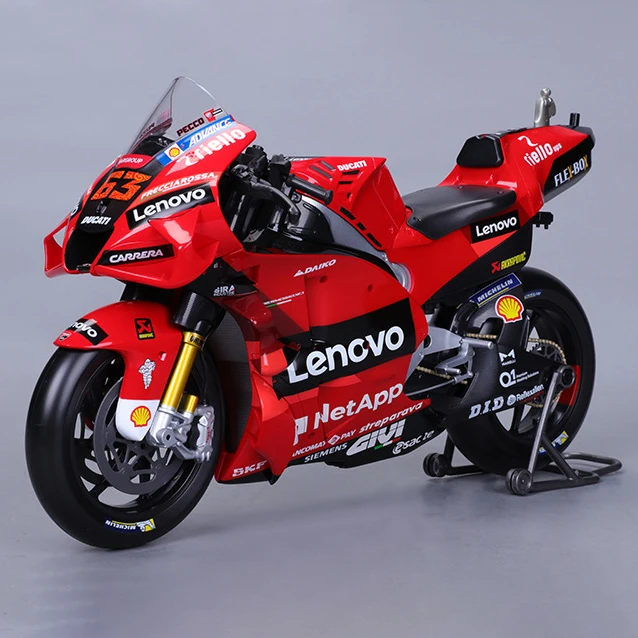 Maisto 1/6 Ducati GP #6 Motorcycles Model Die Casting Racing Car Model Simulation Alloy Plastic Model Gp2022 Locomotive