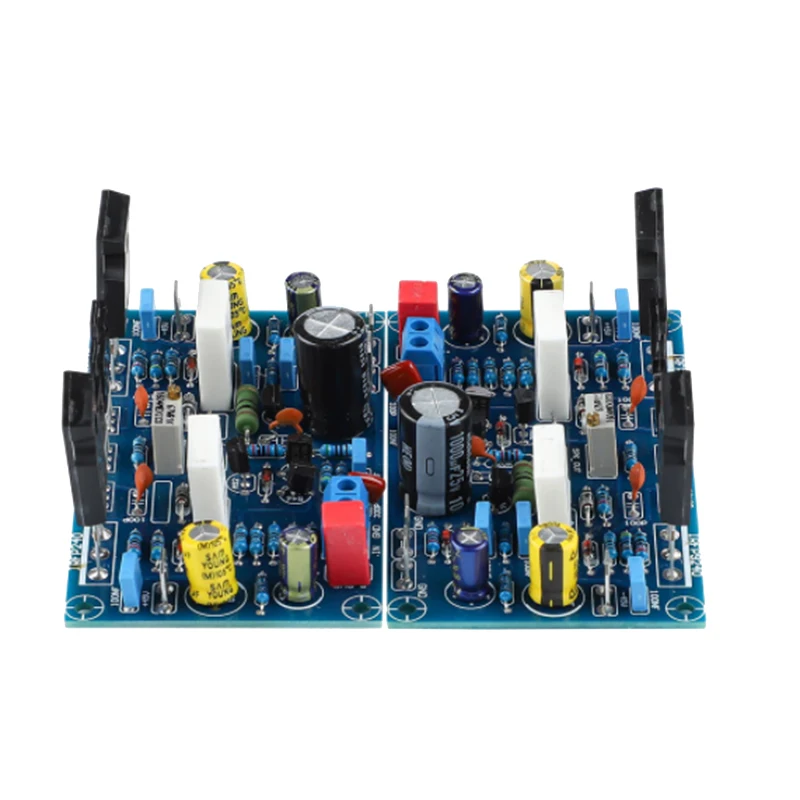 Efficient 1Pair Power Amplifier Board 100Wx2 Amplificador IRF240 FET Class A Power Amplifier Audio Board Amp For Home Sound