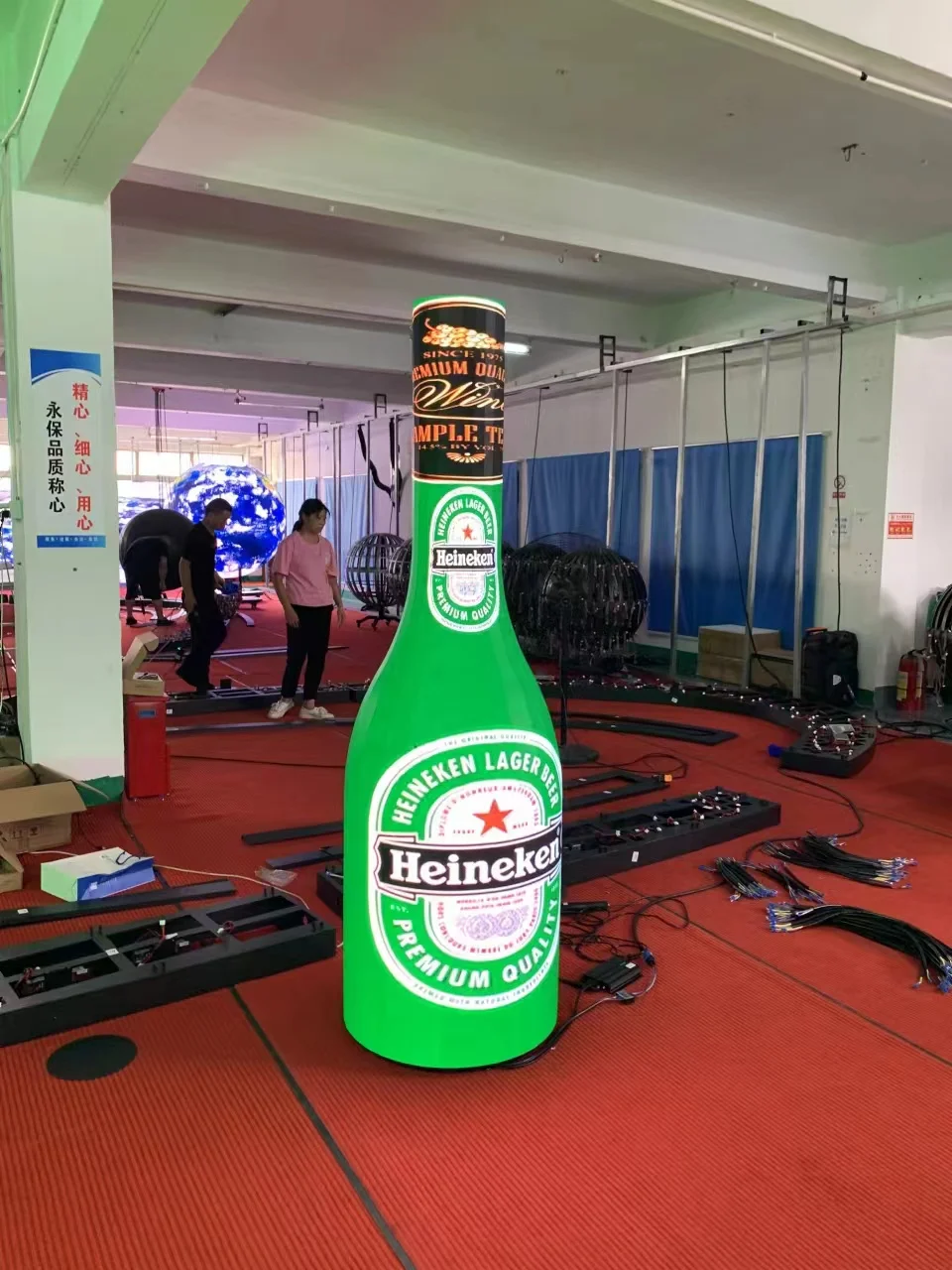 mds display panel special bottle LED cans screen Full color Advertising Digital Signage Beverage wine bottle shape Led flexible