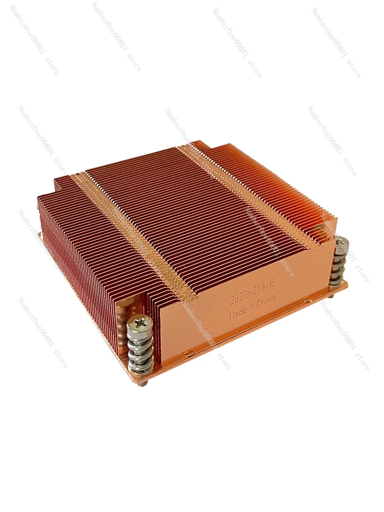 For 1U2011 2066 Square All Copper Uniform Temperature Plate, Server Heat Sink, Heat Sink, Computer Fan R15