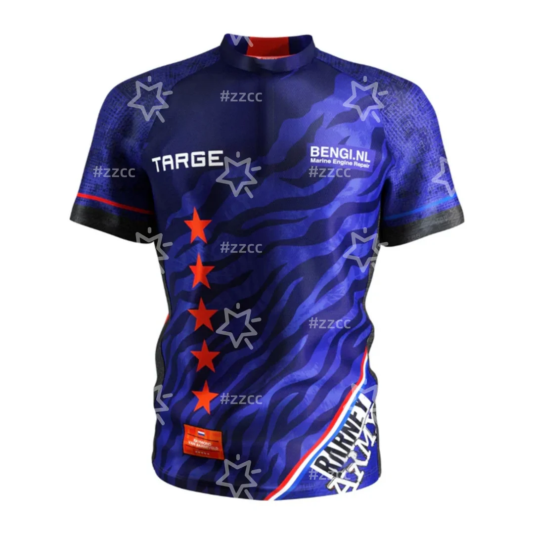 Raymond Van Ba Playing Shirt Darts Wettkampftrikot Darts T-Shirt Sport Trocken schnell Herren T-Shirt Kinderbekleidung T-Shirt Y2k