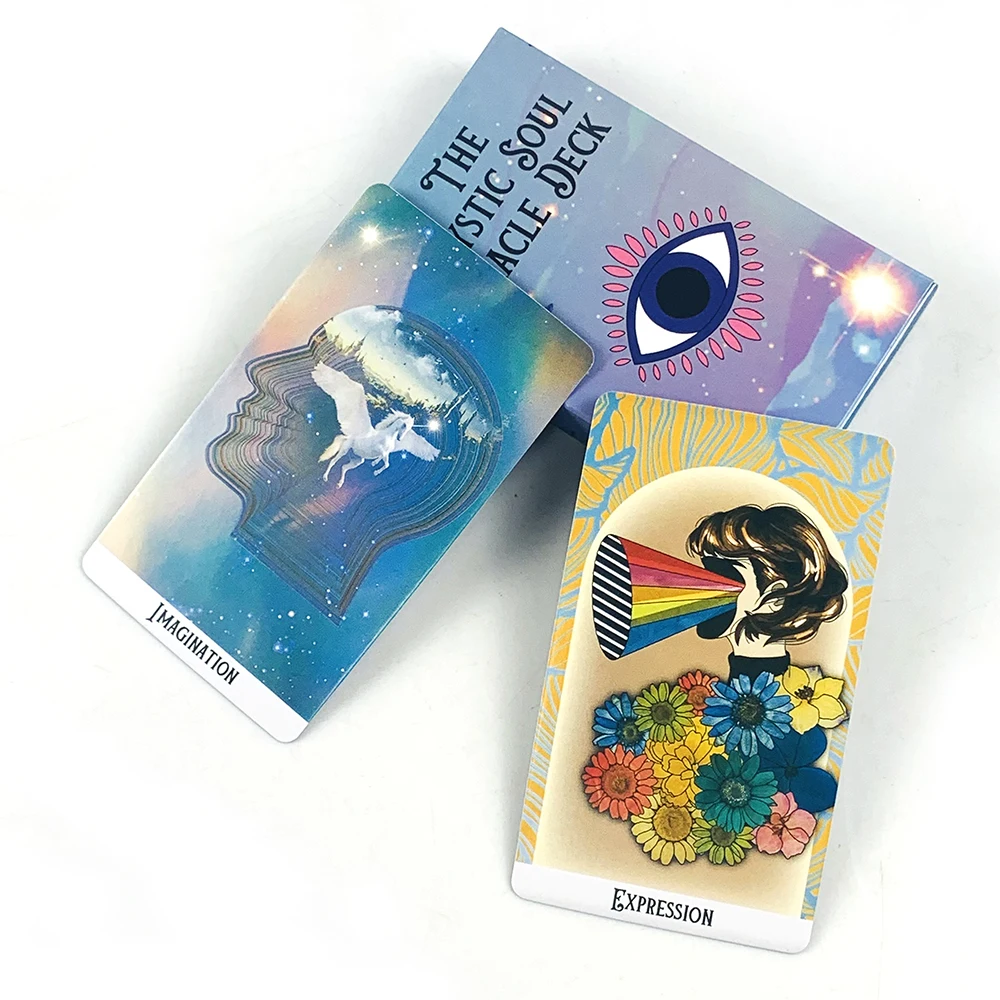 Mystic Soul Oracle Deck A 60 Cards In This Deck For Self-reflection and Guidance,Perfect For Spiritual Guidance & Collectors view 3