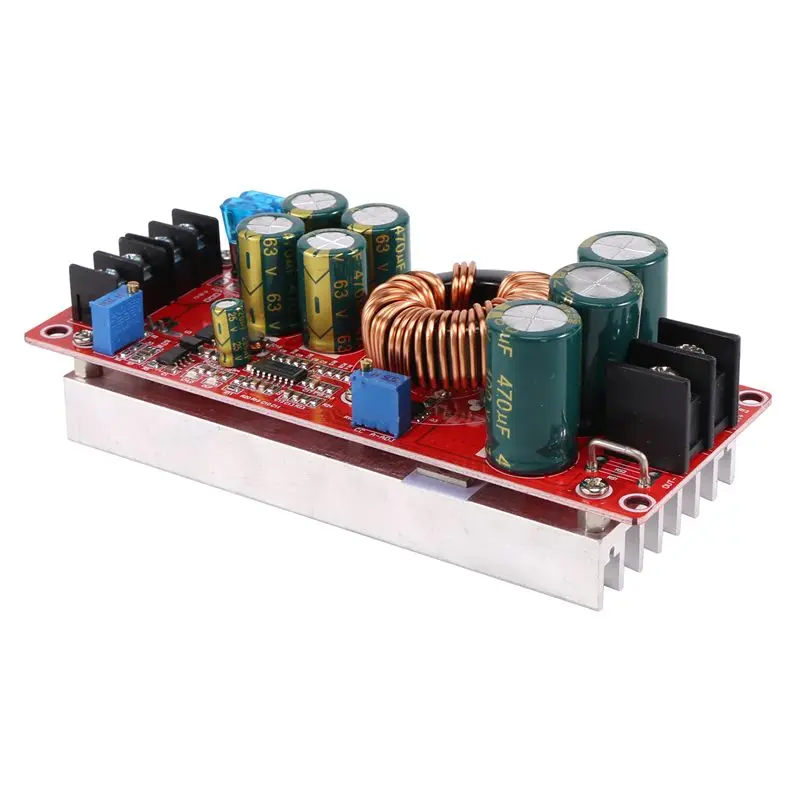 A19F-1200W High Power DC-DC Converter Boost Step-Up Power Supply Module 20A IN 8-60V OUT 12-80V Adjustable