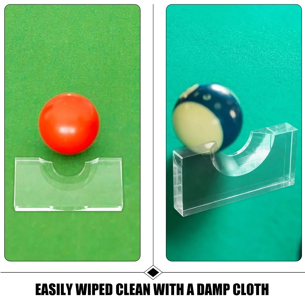 

2Pcs Acrylic Snooker Ball Position Marker Sturdy Billiard Ball Locator Compact Table Accessory Improve Game Instant