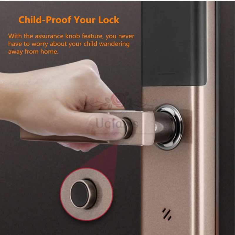 Samsung Smart Handle Doorlock SHP-H30 Fingerprint Lock Home Security Door With Card Password Intelligent Electronic Locks