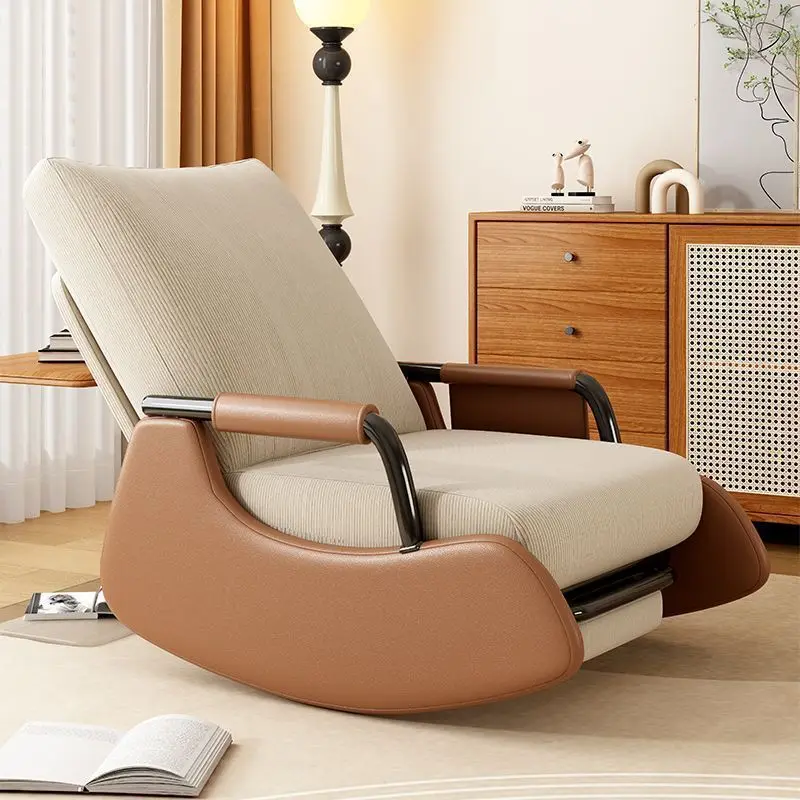 

Lazy rocking chair, balcony leisure chair, living room, home lazy sofa, rocking chair, elderly sitting, comfortable luxury recli